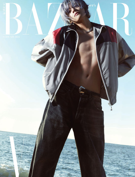 MAGAZINE - BAZAAR 02/2024 : Couverture "V from BTS"