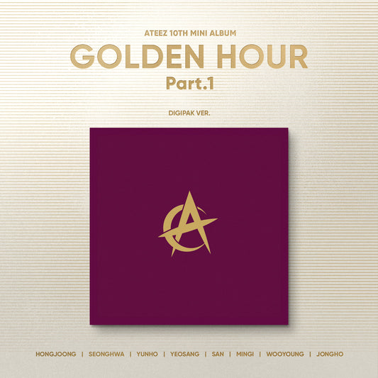 ATEEZ - 10ème Mini Album "GOLDEN HOUR : Part.1" | Digipack Version