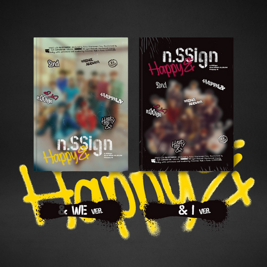 n.SSign - 2ème Mini Album "Happy &" | & WE / & I Version