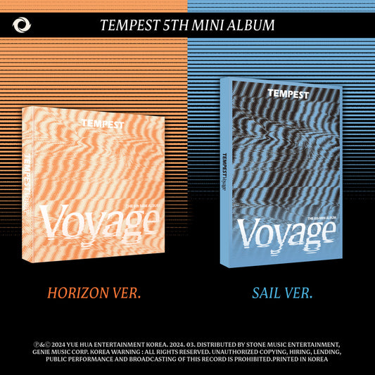 TEMPEST - 5ème Mini Album "TEMPEST Voyage" | HORIZON / SAIL Version Aléatoire