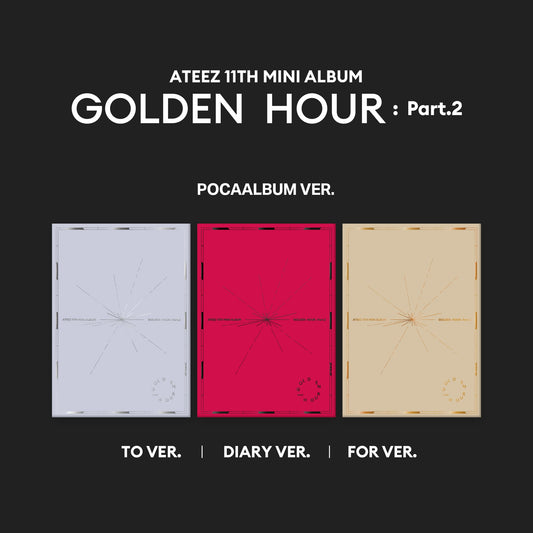 ATEEZ - 11ème Mini Album "GOLDEN HOUR Part.2" | POCA ALBUM