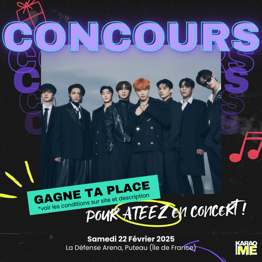 1 Bon de Participation - Concert de ATEEZ