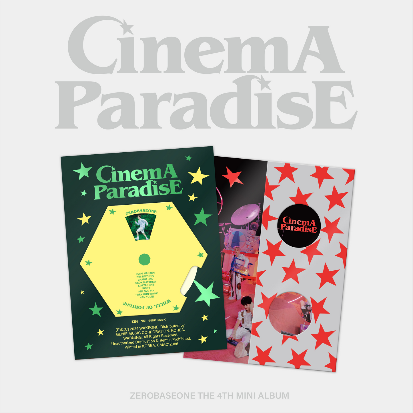 ZEROBASEONE - 4ème Mini Album "CINEMA PARADISE" | ROMANCE/SF Versions