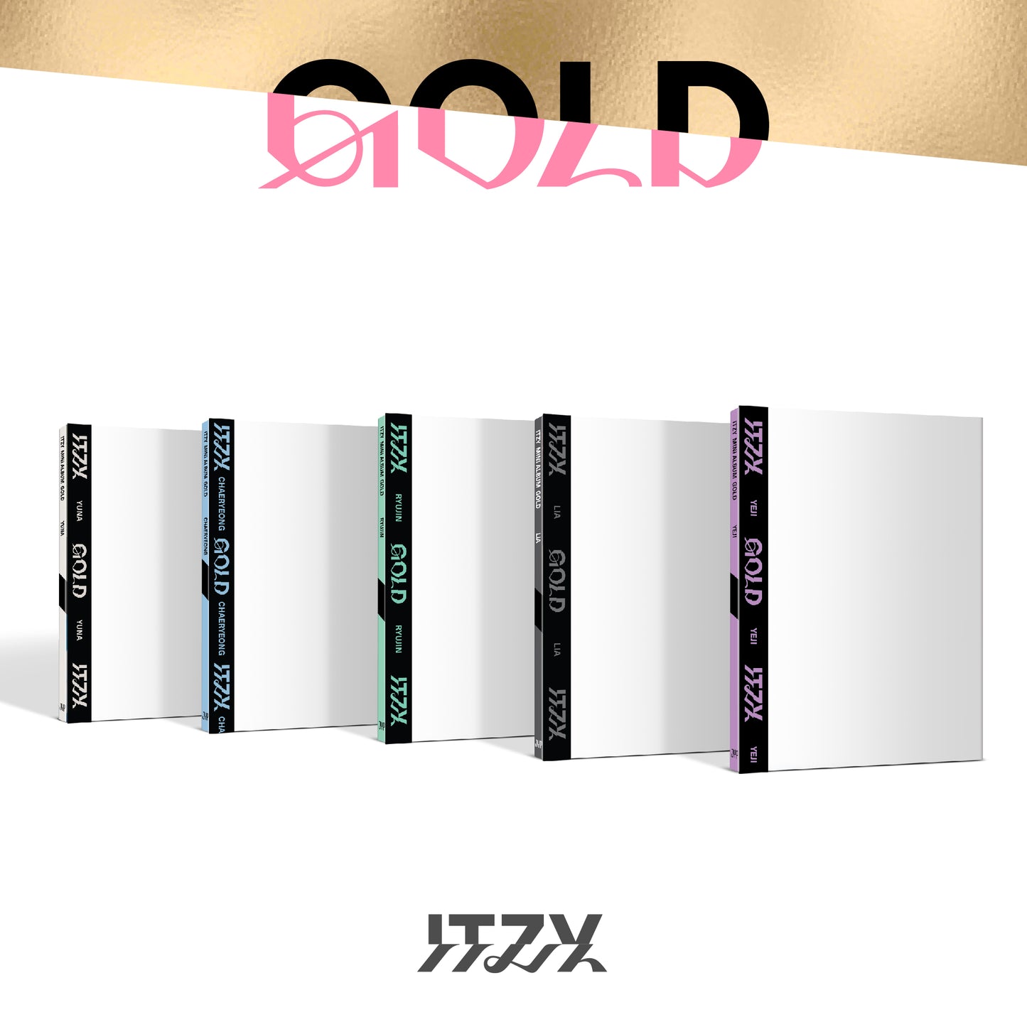 ITZY - 9ème Mini Album "GOLD" | Digipack Versions