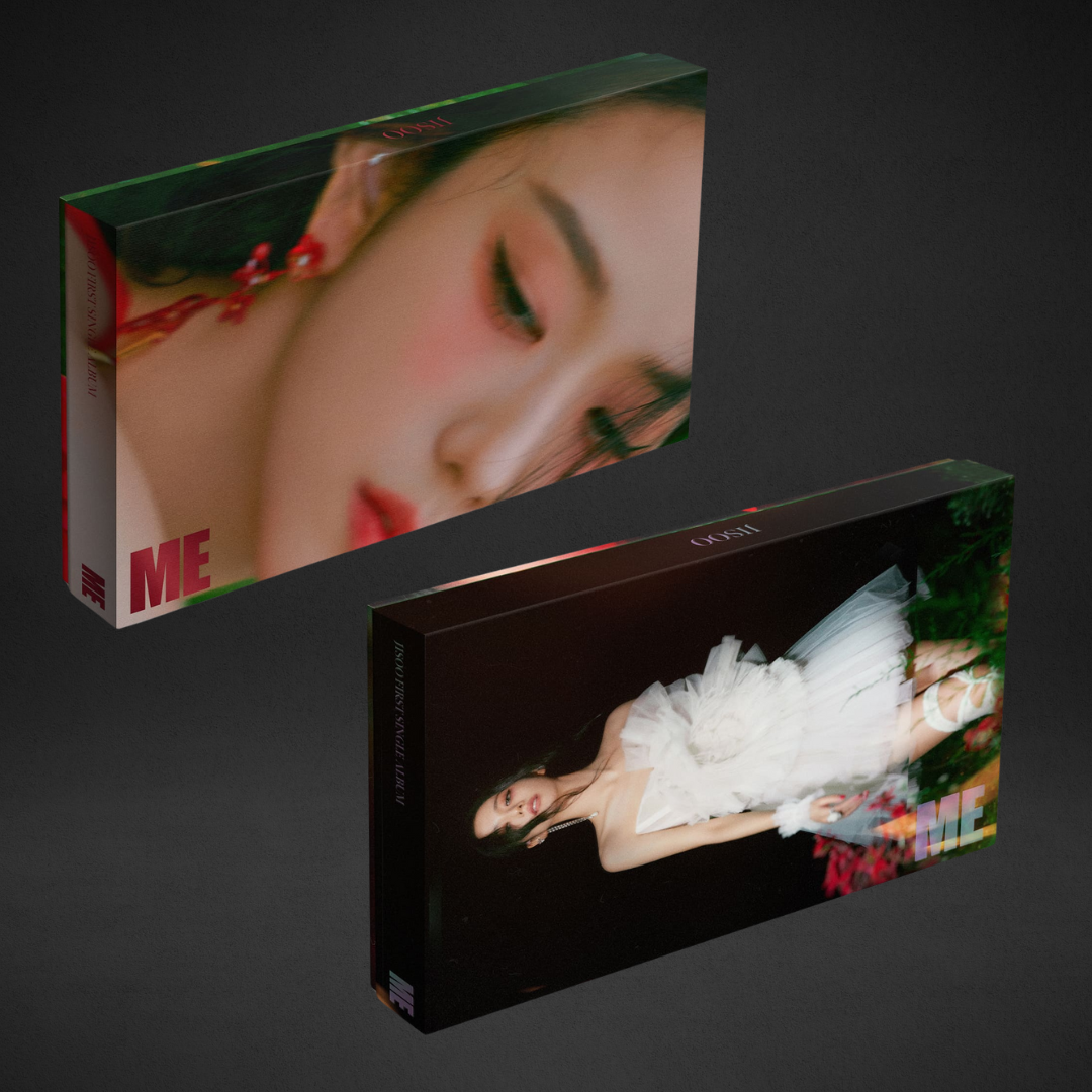 JISOO - 1er Single Album "ME" | Red / Black Version Aléatoire