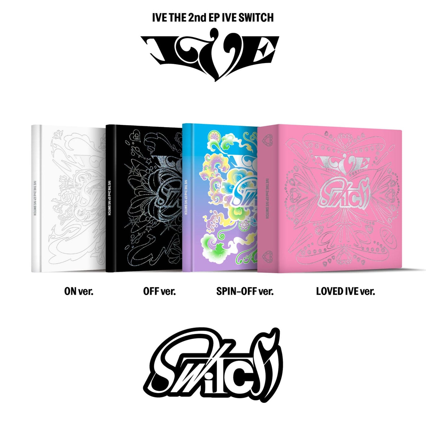 IVE - 2ème Mini Album "IVE SWITCH" | ON / OFF / SPIN-OFF / LOVED IVE Version Aléatoire