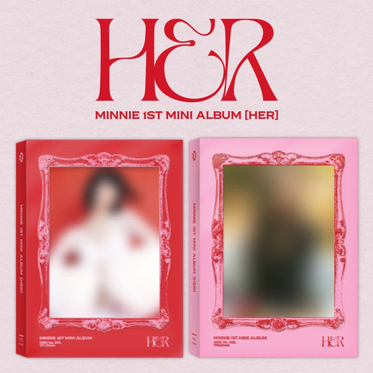 MINNIE ((G)-IDLE) - 1er Mini Album "HER" | 2035C(RED) / 6050C(PINK) Versions