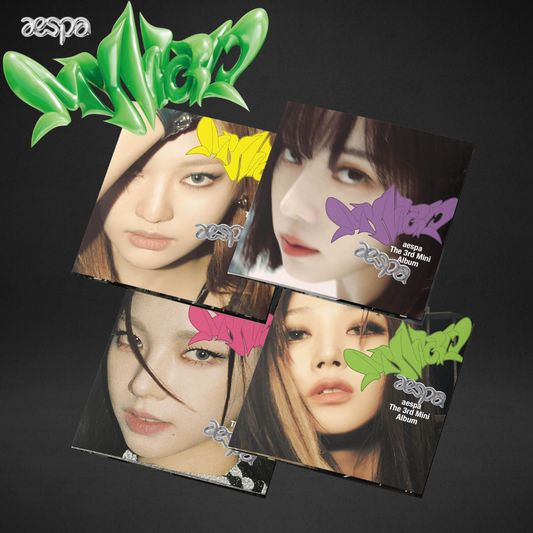 aespa - 3ème Mini Album "MY WORLD" | Poster Version Aléatoire