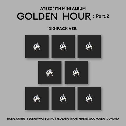 ATEEZ - 11ème Mini Album "GOLDEN HOUR Part.2" | Digipack Vers.