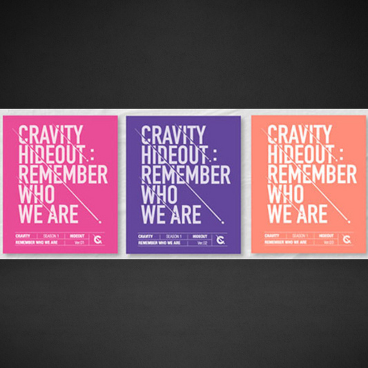 CRAVITY - 1er Mini Album "HIDEOUT : REMEMBER WHO WE ARE - SEASON 1." | Version Aléatoire