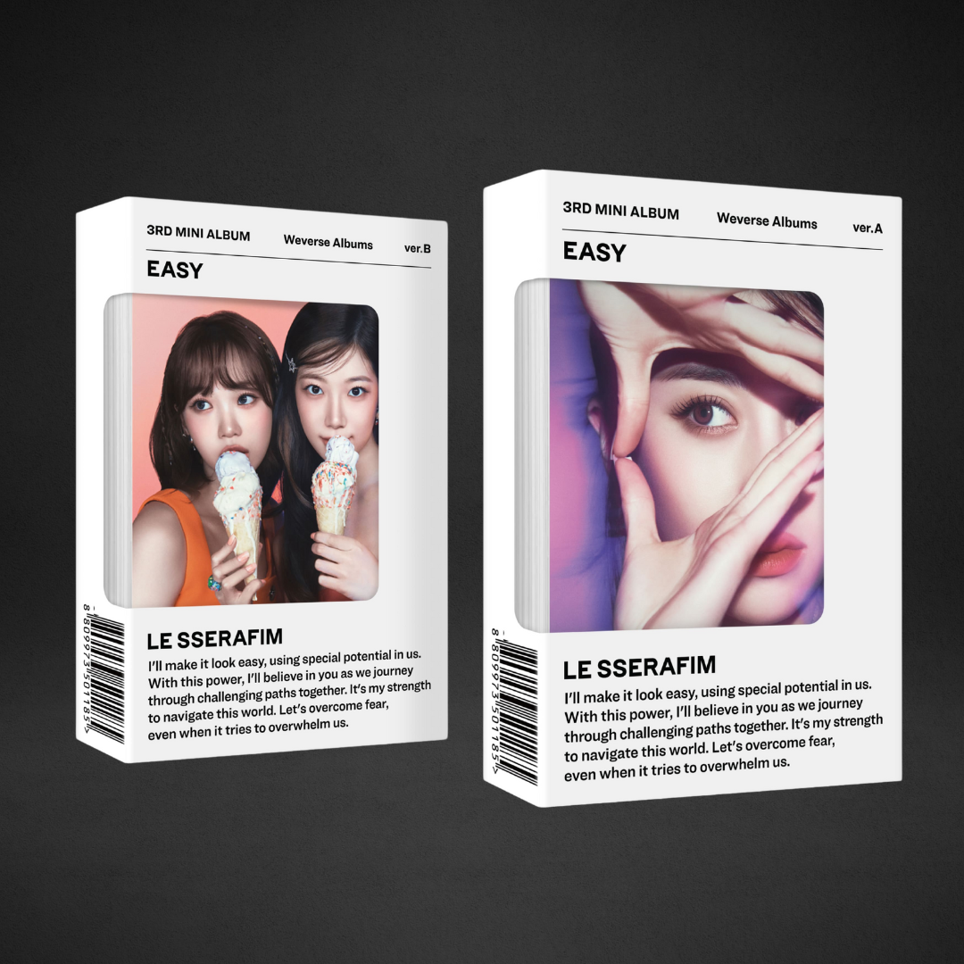 LE SSERAFIM - 3ème Mini Album "EASY" | Weverse Version Aléatoire