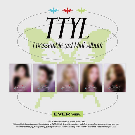 Loossemble - 3ème Mini Album "TTYL" | EVER MUSIC ALBUM Version Aléatoire