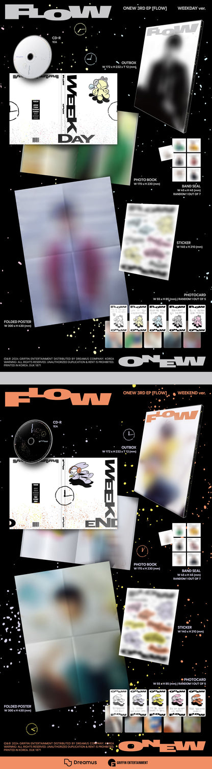 ONEW - 3ème Mini Album "FLOW" | WEEKDAY / WEEKEND Versions